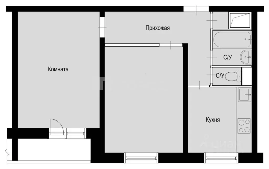 2-к кв. Алтайский край, Барнаул тракт Павловский, 76А (49.0 м) - Фото 2