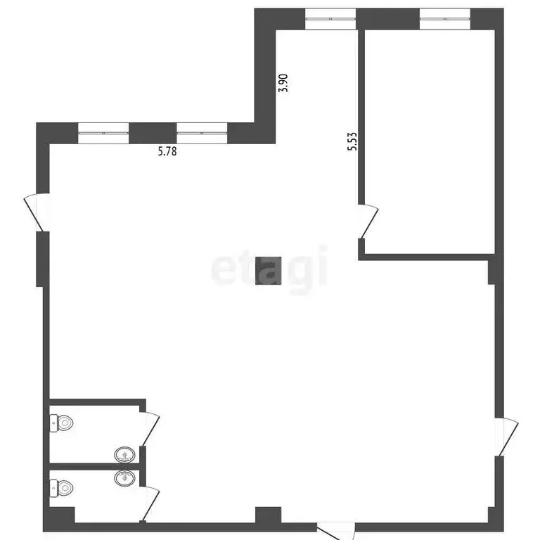 Офис (123 м) - Фото 1