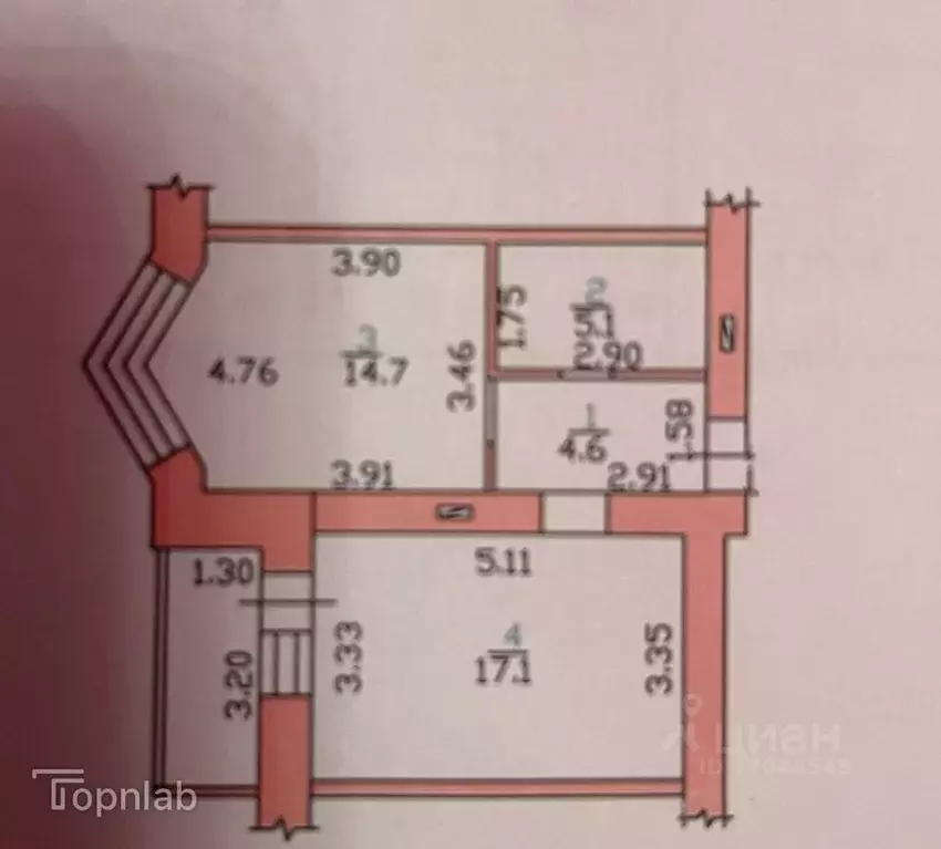 1-к кв. Орловская область, Орел ул. Лескова, 3 (41.5 м) - Фото 1