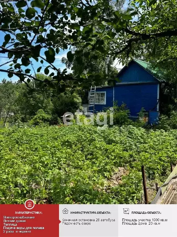 Дом в Хабаровский край, Хабаровск Зеленый Мыс СНТ,  (20 м) - Фото 0