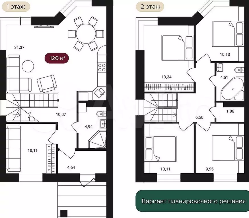 Коттедж 120 м на участке 4 сот. - Фото 0