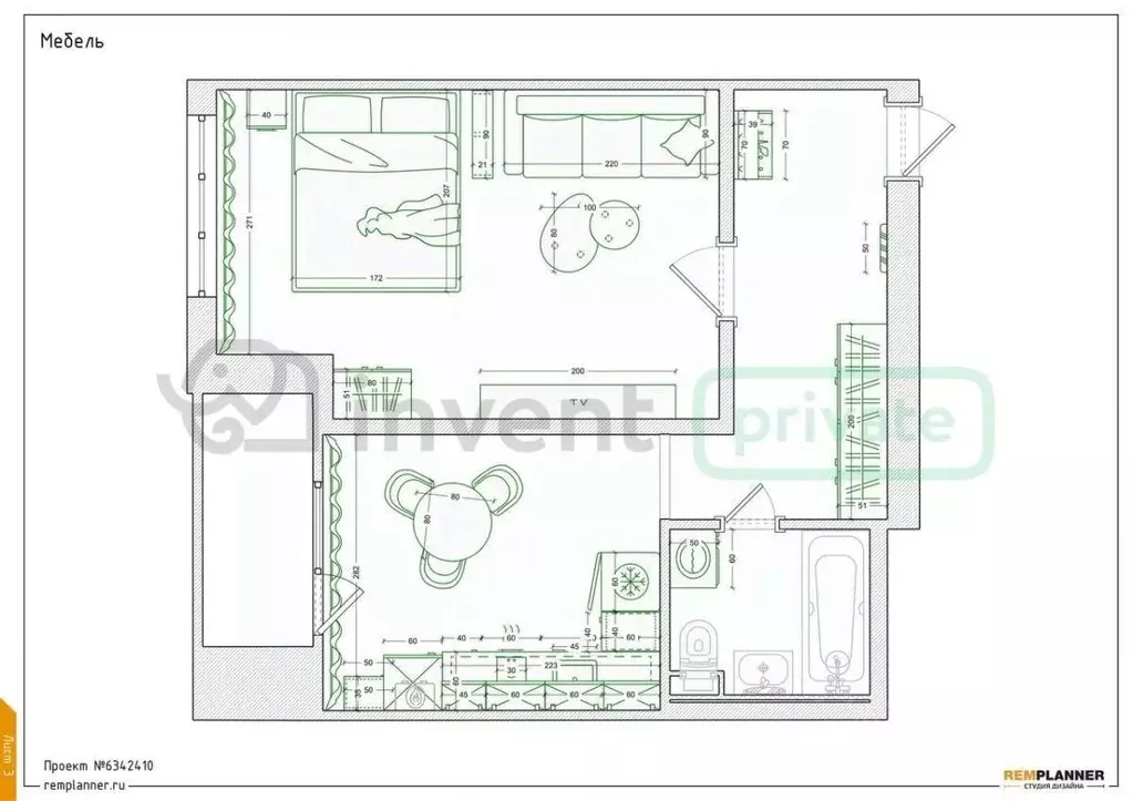 1-к кв. Калининградская область, Калининград Чкаловск мкр, ул. ... - Фото 2