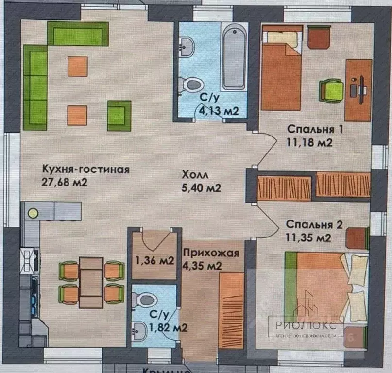 Дом в Челябинская область, Карталинский район, Еленинское с/пос, пос. ... - Фото 1