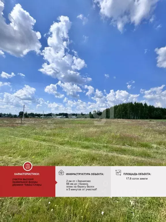 Участок в Марий Эл, Звенигово городское поселение, д. Чуваш-Отары ул. ... - Фото 0
