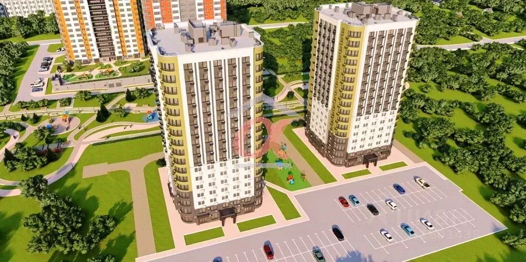 2-к кв. Кемеровская область, Кемерово Октябрьский просп., 32Ак1 (55.5 ... - Фото 1