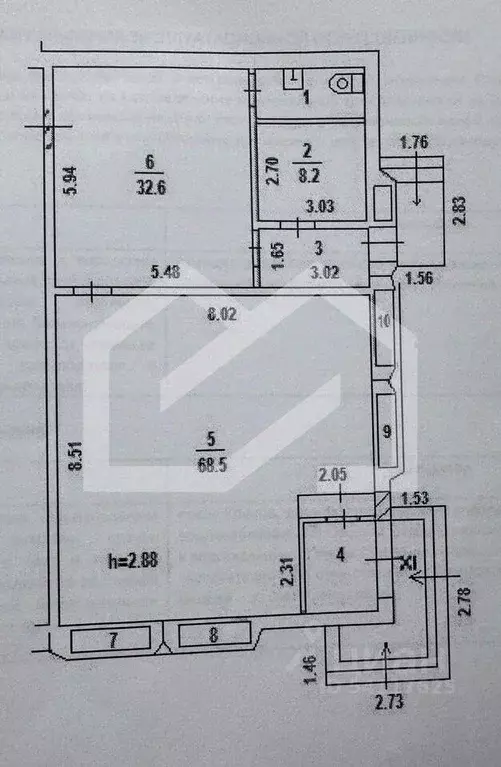 Помещение свободного назначения в Москва Митинская ул., 43 (130 м) - Фото 2