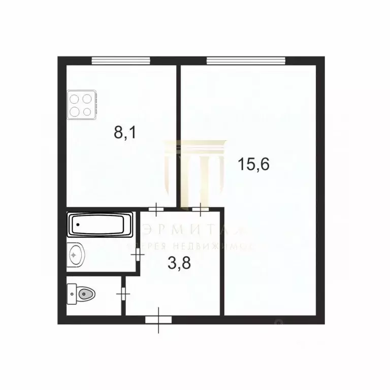 1-к кв. Санкт-Петербург Пискаревский просп., 10 (30.6 м) - Фото 2