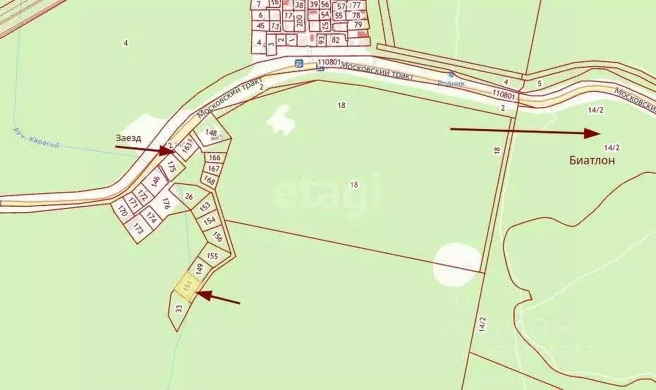 Участок в Свердловская область, Екатеринбург ВИЗ жилрайон,  (14.0 ... - Фото 1