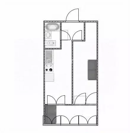 2-к кв. Свердловская область, Екатеринбург ул. Чкалова, 252 (43.0 м) - Фото 1