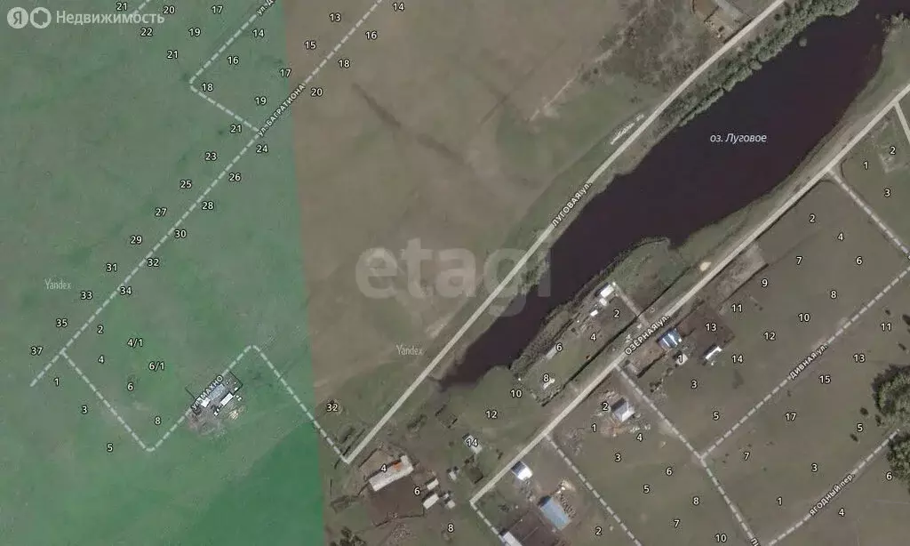 Участок в городской посёлок Берёзовка, улица Багратиона (8.5 м) - Фото 2