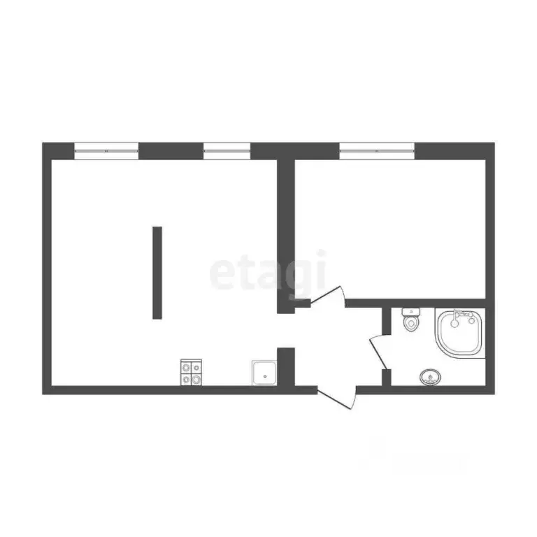 1-к кв. Тюменская область, Тюмень Народная ул., 4к5 (56.0 м) - Фото 2