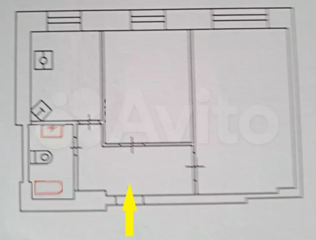 2-к. квартира, 49 м, 2/8 эт. - Фото 0