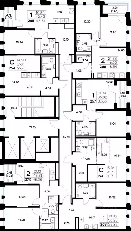 1-к кв. Татарстан, Казань ул. Профессора Мухамедьярова (43.81 м) - Фото 2