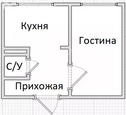 1-комнатная квартира: Махачкала, Хивская улица, 10 (50 м) - Фото 1