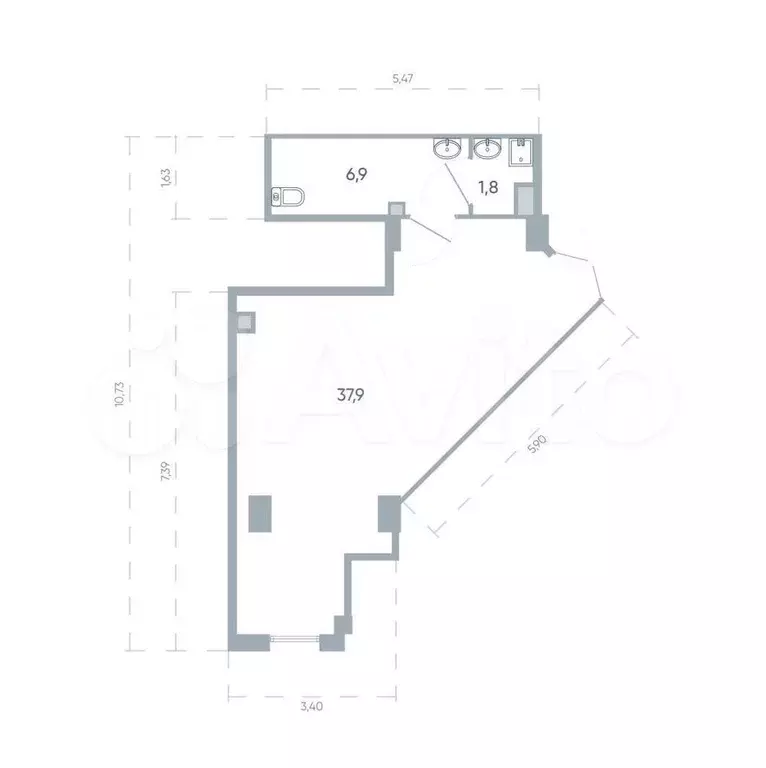 Продается ПСН 46.6 м2 - Фото 0