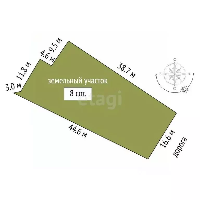 Участок в Саратовская область, Балашовский район, с. Репное Советская ... - Фото 2