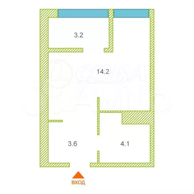 Квартира-студия, 22 м, 9/17 эт. - Фото 0