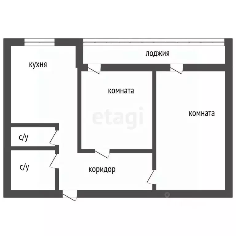 2-к кв. Воронежская область, Воронеж ул. Туполева, 24 (47.5 м) - Фото 2