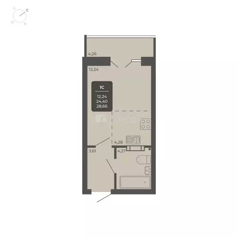 Офис в Новосибирская область, Новосибирск Автогенная ул., 75 (29 м) - Фото 1