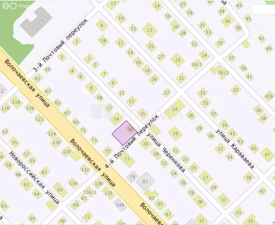 Участок в Новосибирск, улица Черенкова, 16 (6.76 м) - Фото 1