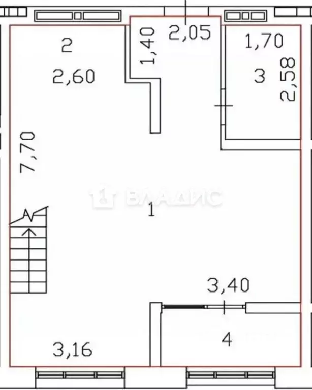 2-к кв. Пензенская область, Пенза Революционная ул., 34 (62.2 м) - Фото 2
