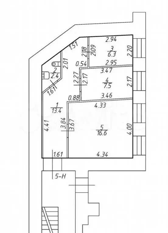 Продам офисное помещение, 46.2 м - Фото 0