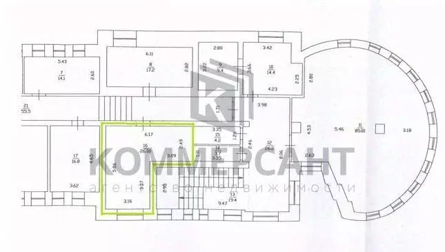 Офис в Нижегородская область, Нижний Новгород Гордеевская ул., 8 (26 ... - Фото 2