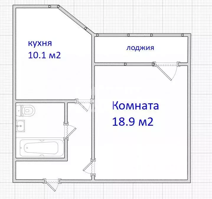1-к кв. Москва Ленинградское ш., 108к3 (37.2 м) - Фото 2