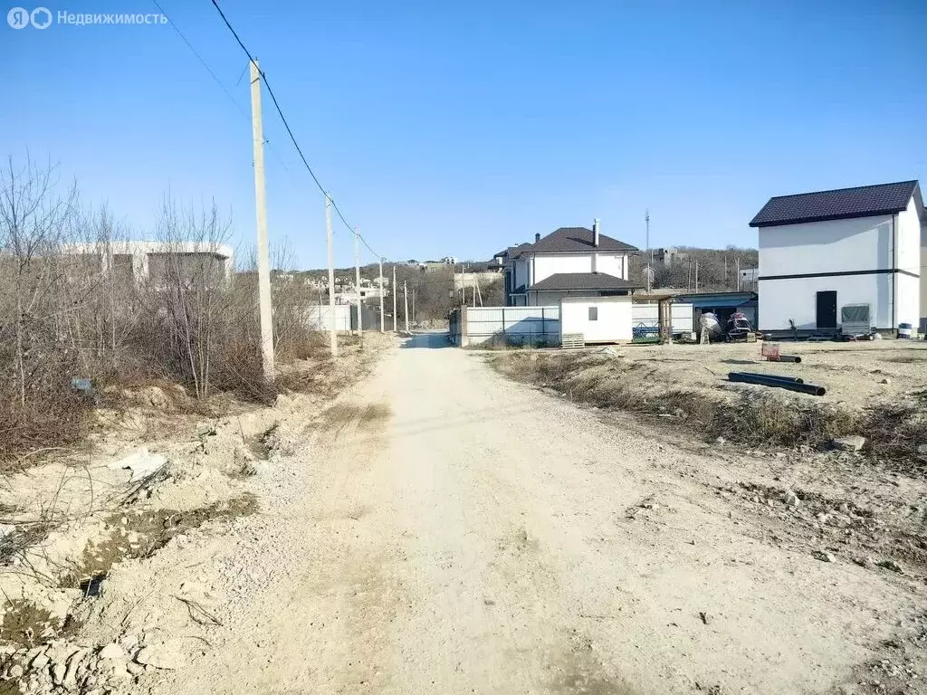 Участок в село Мысхако, Шоссейная улица (3.2 м) - Фото 2