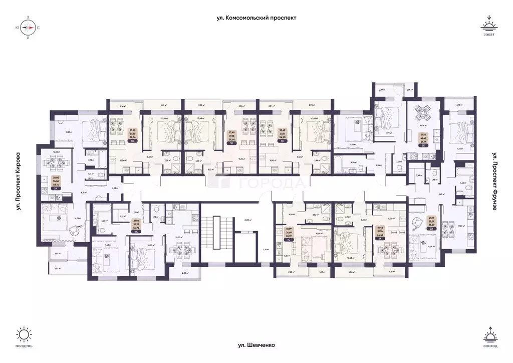 Квартира-студия: Томск, Енисейская улица, 35В (26.72 м) - Фото 1