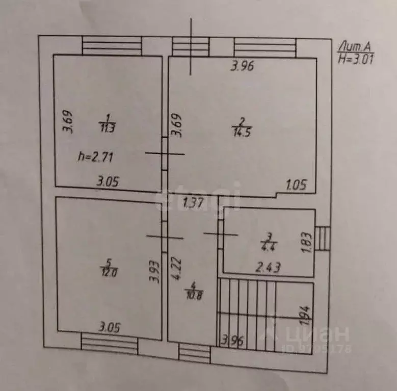 Дом в Татарстан, Казань Чебакса жилмассив, ул. Дорожная, 8В (114 м) - Фото 1