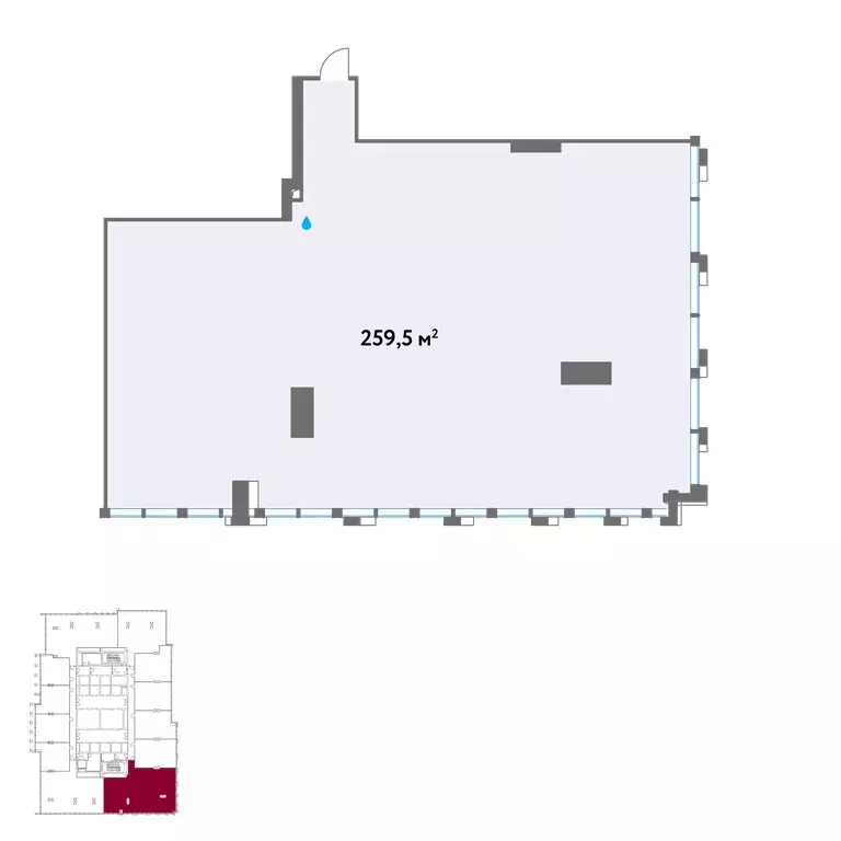 Офис (259.5 м) - Фото 1