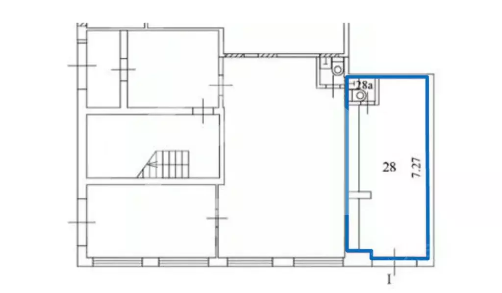 Помещение свободного назначения в Москва Гостиничная ул., 11с1 (22 м) - Фото 1