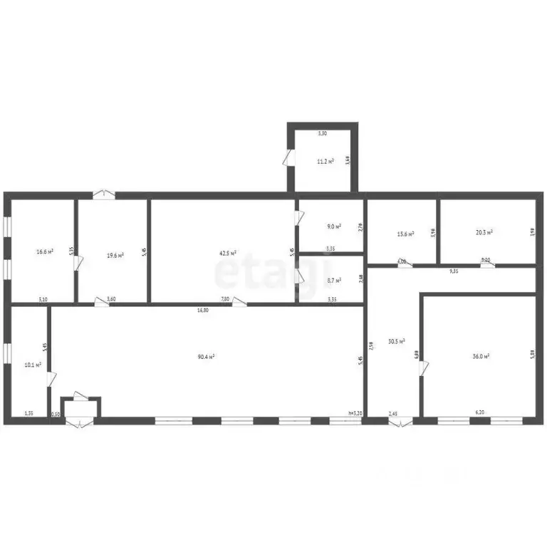 Торговая площадь в Брянская область, Почеп ул. Ленина, 4 (312 м) - Фото 2