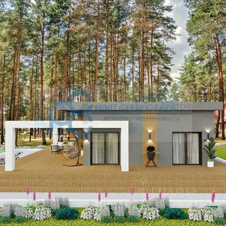 Дом в Саратовская область, с. Усть-Курдюм, Пансионат Заря тер.  (140 ... - Фото 1