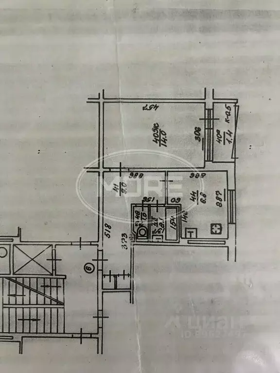 1-к кв. Калининградская область, Калининград ул. 9 Апреля, 26 (32.9 м) - Фото 2