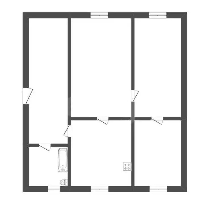 Дом в Борисоглебск, улица Куйбышева (62 м) - Фото 0