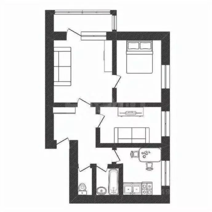 3-к кв. Смоленская область, Смоленск Южный мкр, 29А (51.1 м) - Фото 2