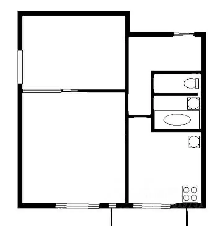 1-к кв. Башкортостан, Стерлитамак Коммунистическая ул., 85 (36.8 м) - Фото 2