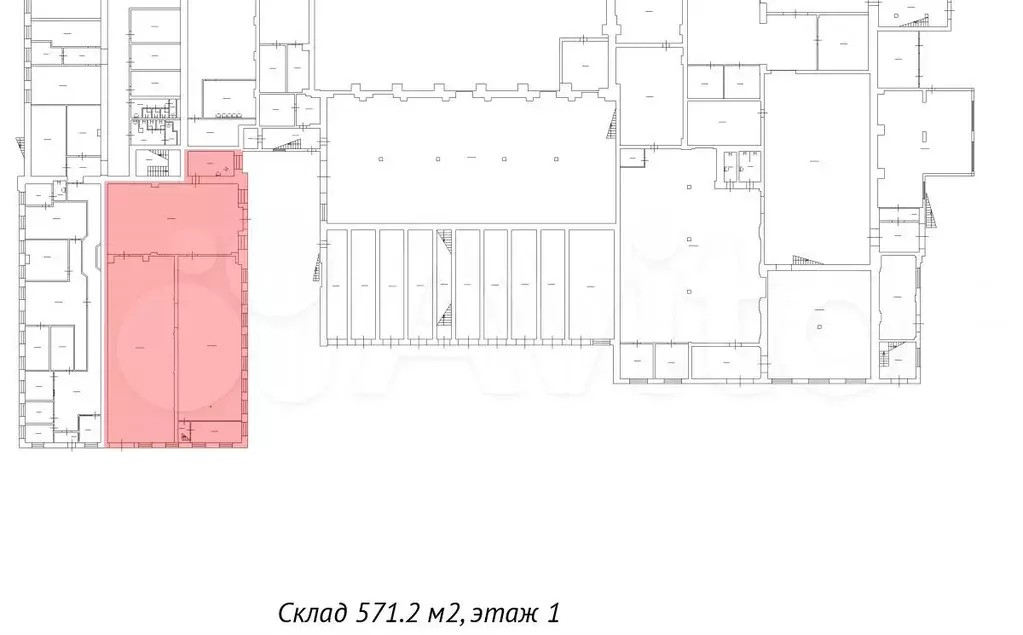 Склад 571.2 м, 1 этаж, зона разгрузки, рядом метро - Фото 0