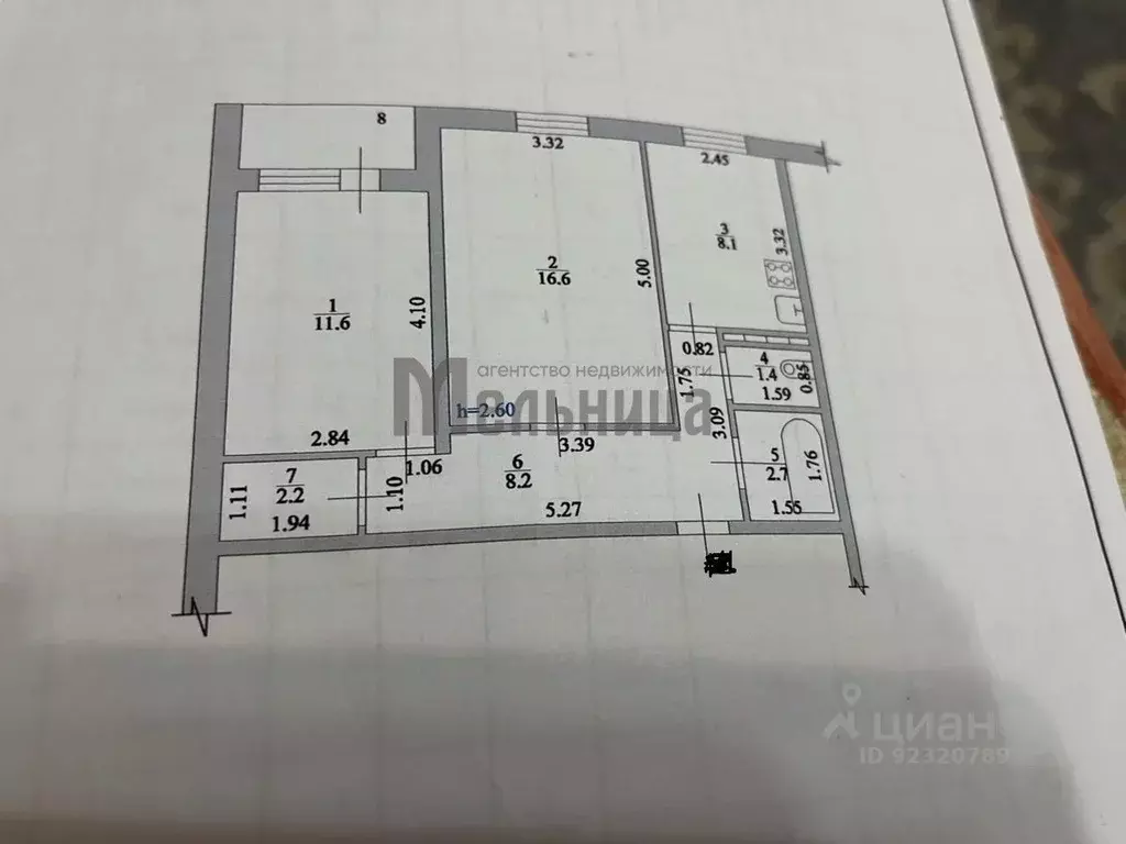 2-к кв. Волгоградская область, Городищенский район, Новорогачинское ... - Фото 2