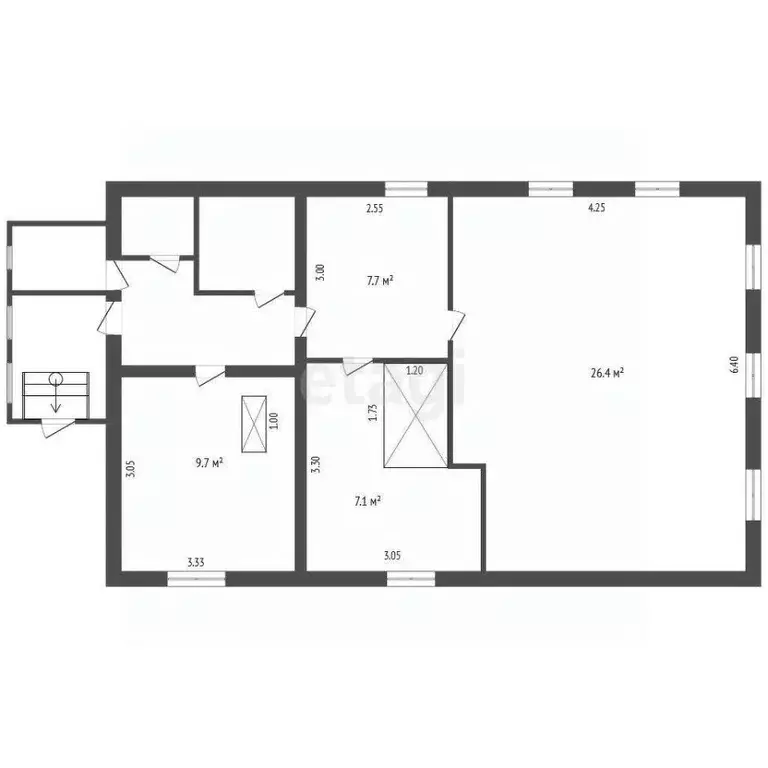 Дом в Вологодская область, Великоустюгский муниципальный округ, ... - Фото 2