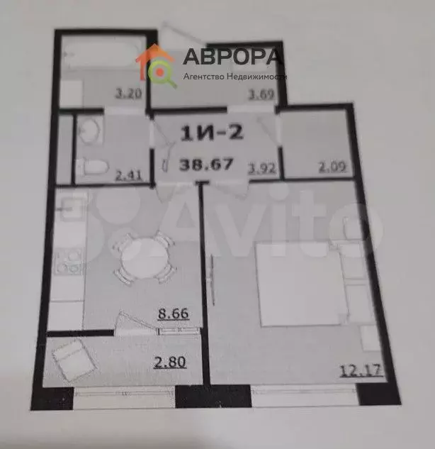 1-к. квартира, 35,7 м, 8/16 эт. - Фото 0