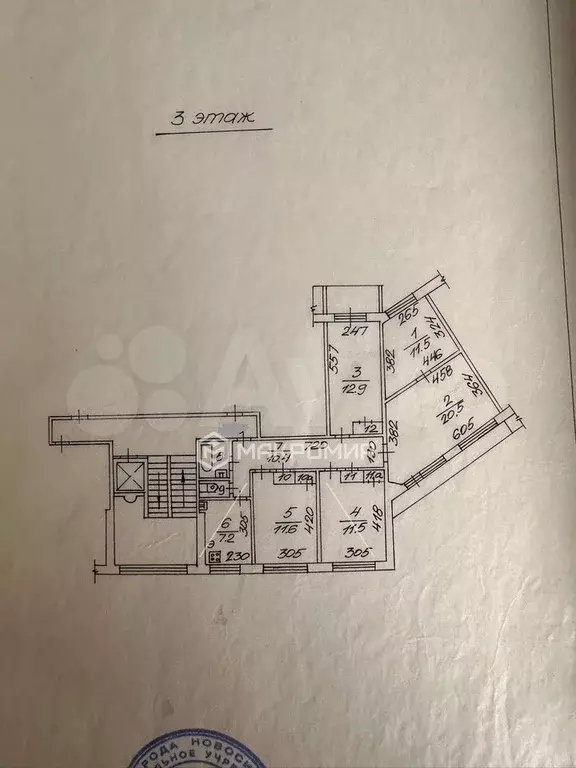 5-к. квартира, 92,5 м, 3/9 эт. - Фото 0