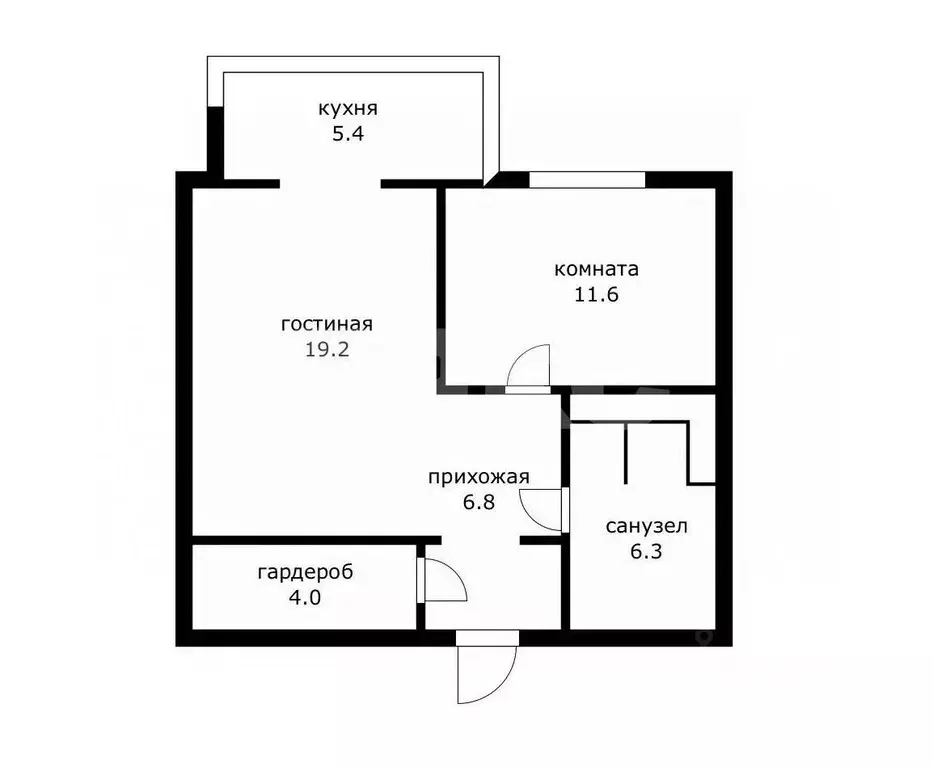 1-к кв. Москва Мичуринский просп., 34 (50.0 м) - Фото 2