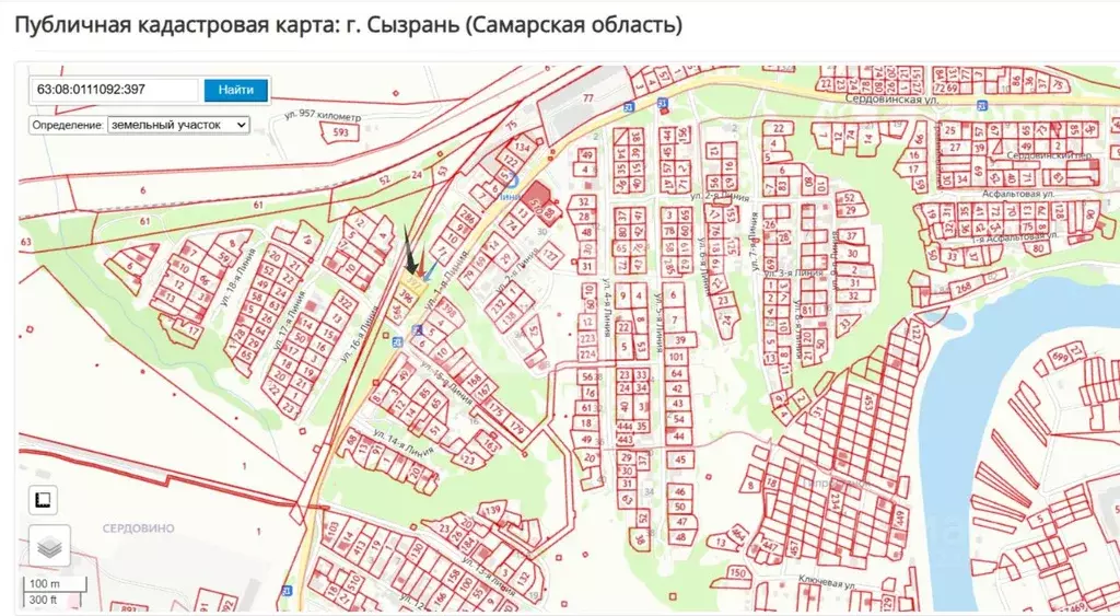 Участок в Самарская область, Сызрань пос. Сердовино,  (9.69 сот.) - Фото 2