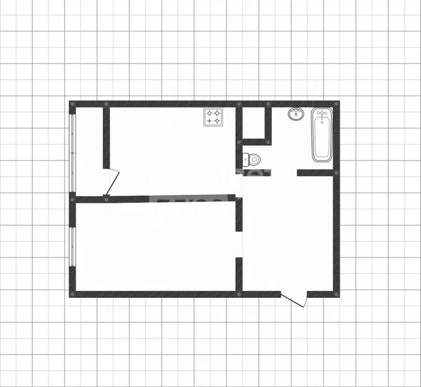 1-к кв. Липецкая область, Липецк ул. В.П. Газина, 5 (46.9 м) - Фото 1