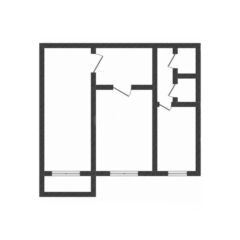 2-к кв. Белгородская область, Белгород ул. Щорса, 47а (52.1 м) - Фото 1