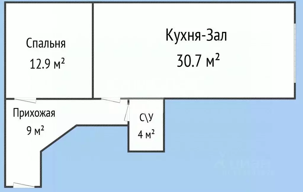1-к кв. Дагестан, Каспийск ул. Магомедали Магомеджановa, 4А (56.6 м) - Фото 2