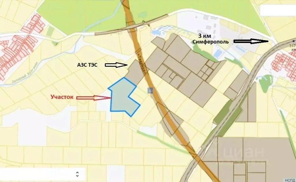 Участок в Крым, Симферопольский район, с. Чистенькое  (768.0 сот.) - Фото 2